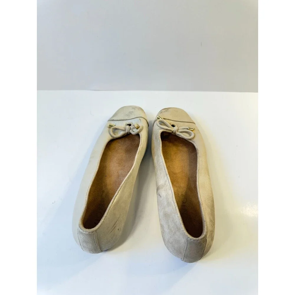 Vionic Womens Slip On Klara Ballet Flats Metallic Gold US 6